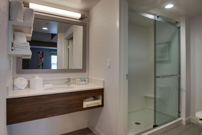 Bathroom 4, Hampton Inn & Suites Chicago Aurora, Kane