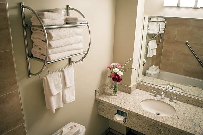 Bathroom 5, Sea to Sky Hotel and Conference Centre, Squamish-Lillooet