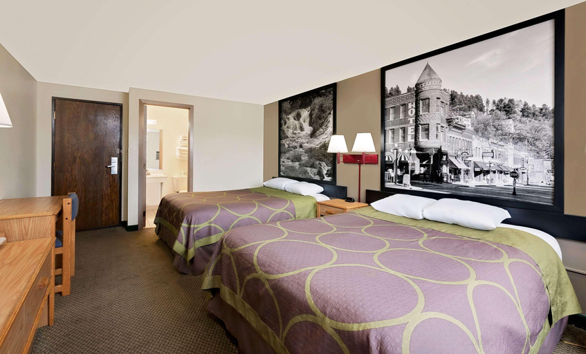 Bedroom, Super 8 by Wyndham Spearfish, Lawrence