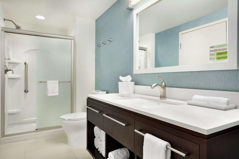 Bathroom 5, Home2 Suites by Hilton Middletown, Orange
