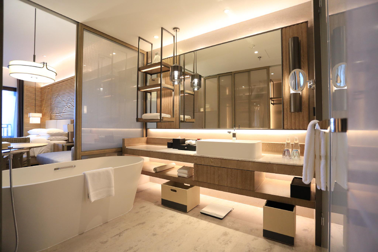 Bathroom 5, Shenzhen Marriott Hotel Golden Bay, Shenzhen