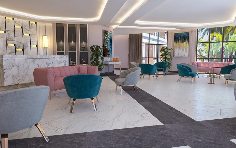 Public Area 3, Leaf Port Hotel, Antalya