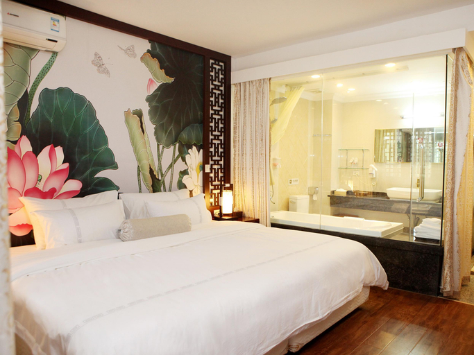 Bedroom, Yangshuo Morningsun Hotel, Guilin