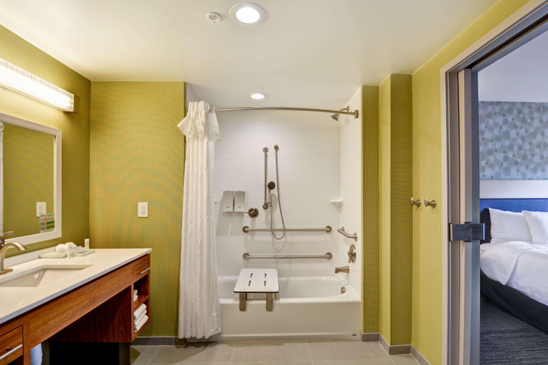 Bathroom 5, Home2 Suites By Hilton Winston-Salem Hanes Mall, Forsyth