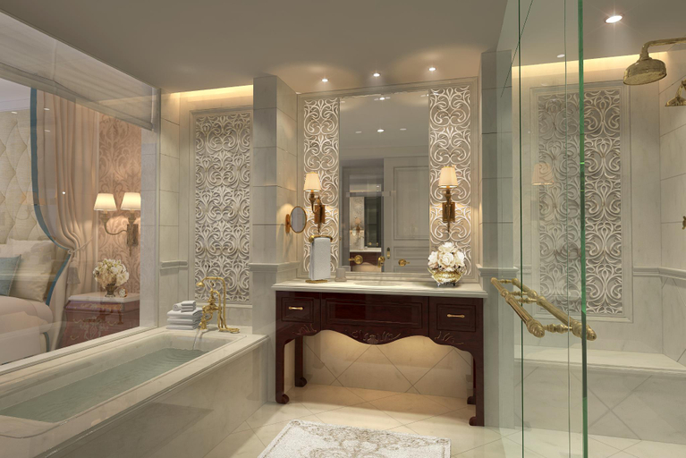 Bathroom, Yulong State Guest Hotel Chifeng, Chifeng