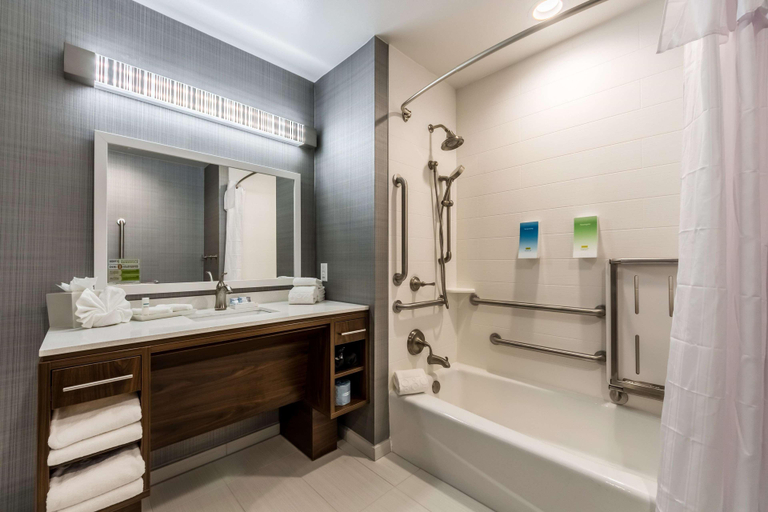 Bathroom 4, Home2 Suites by Hilton Fort Worth Northlake, Denton