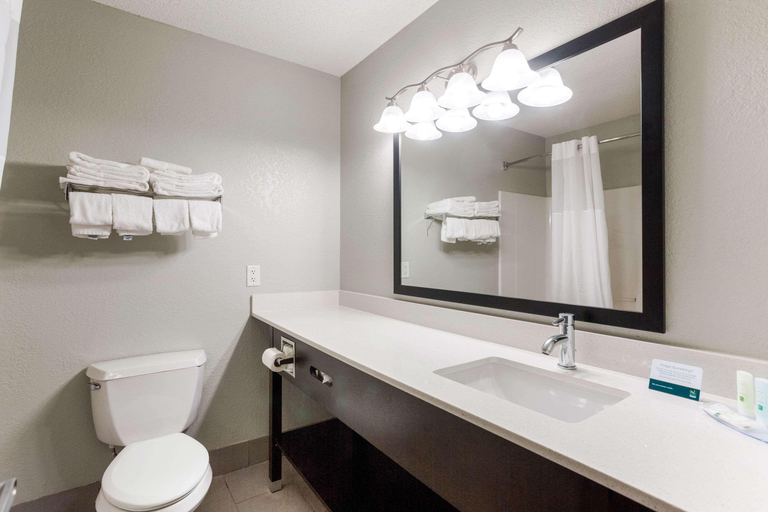 Bathroom 4, Quality Inn & Suites, Dubois