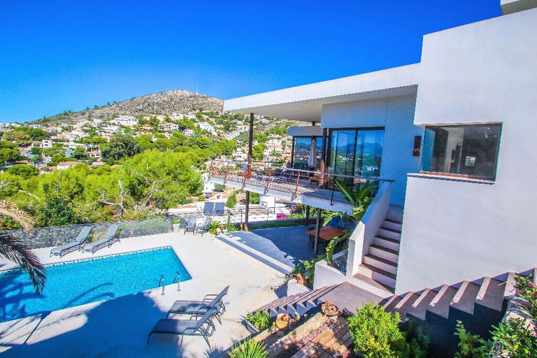 Exterior & Views 2, Laja - panoramic hillside holiday house in Moraira, Alicante