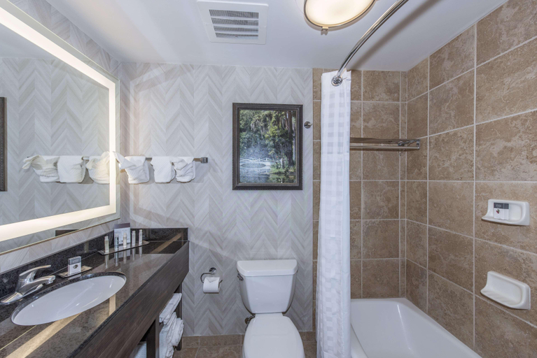 Bathroom 5, DoubleTree by Hilton Charleston North Convention, Charleston