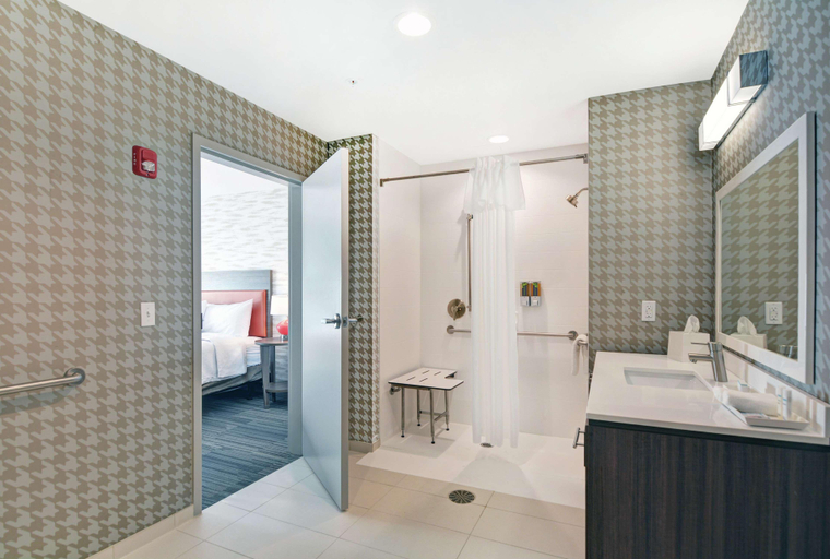 Bathroom, Home2 Suites by Hilton Clarksville, IN, Clark
