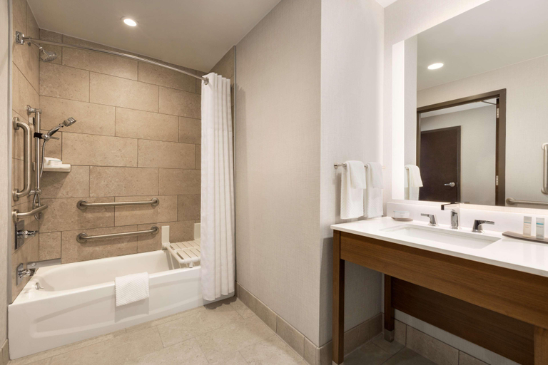 Bathroom 5, Embassy Suites by Hilton Denton Convention Center, Denton