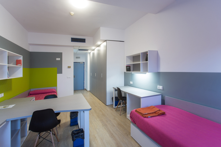 Bedroom 3, Albergue Juvenil Colegio Mayor Galileo Galilei, Valencia