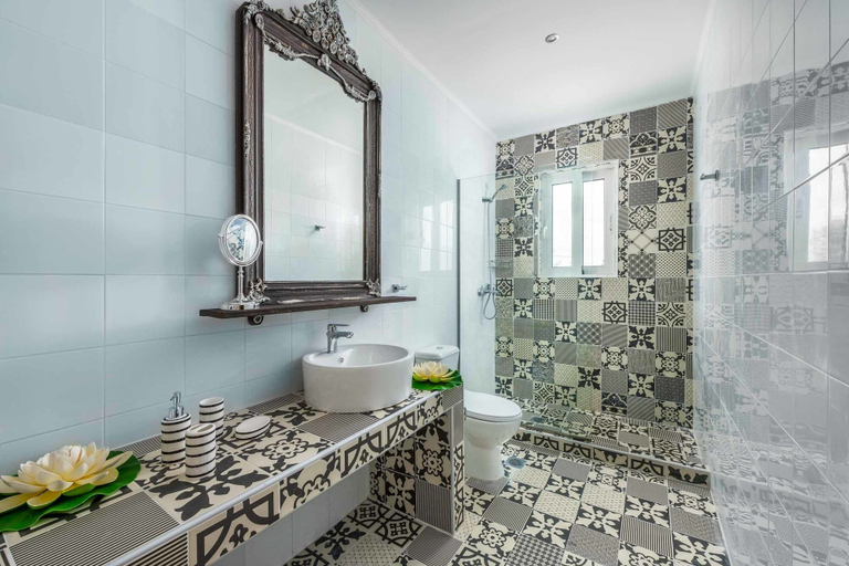 Bathroom 4, Afantou Beach Villa, South Aegean