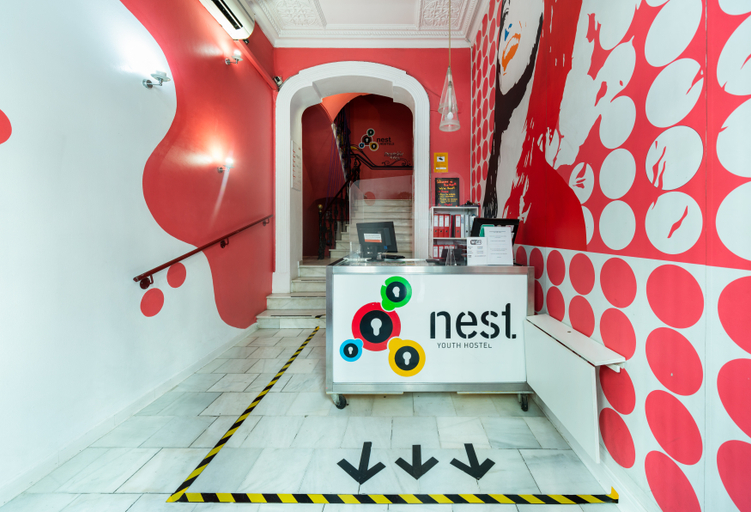 Public Area 2, Red Nest Hostel, Valencia