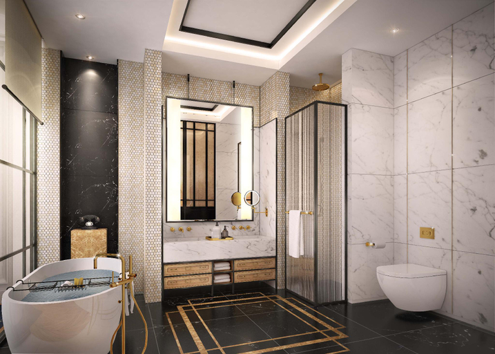 Bathroom 4, Yangon Excelsior, Yangon