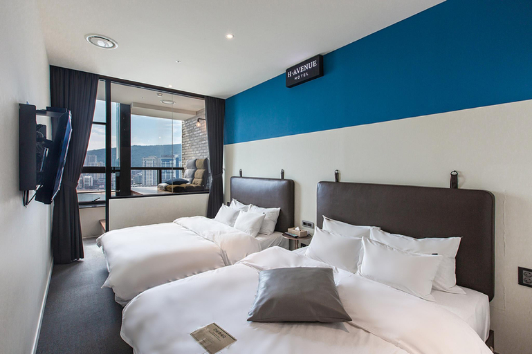 Bedroom, H AVENUE HOTEL GWANGAN, Suyeong