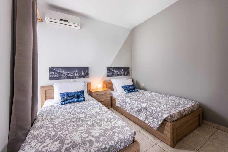 Bedroom 3, Afantou Beach Villa, South Aegean