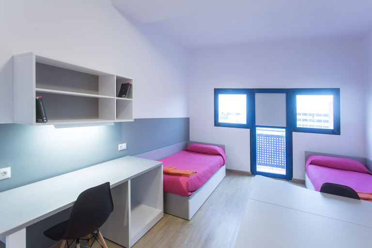 Bedroom 4, Albergue Juvenil Colegio Mayor Galileo Galilei, Valencia