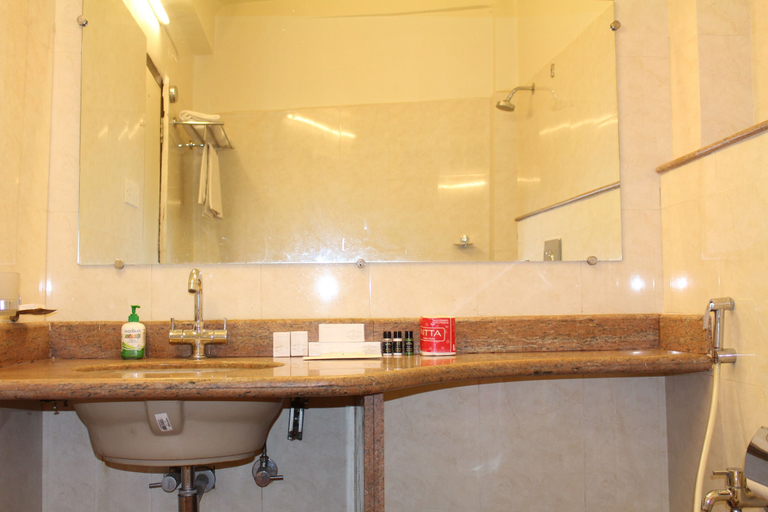 Bathroom 4, Hotel Pooja International, Davanagere