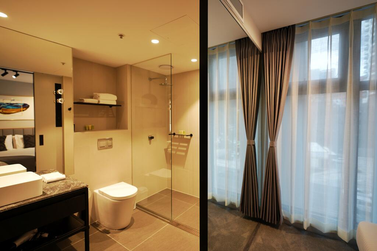 Bathroom, Clarion Apartments South Melbourne, Melbourne