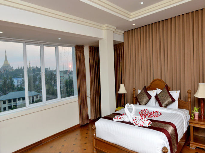 Bedroom 2, Golden Butterfly Hotel, Yangon