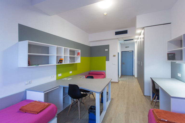 Bedroom 5, Albergue Juvenil Colegio Mayor Galileo Galilei, Valencia