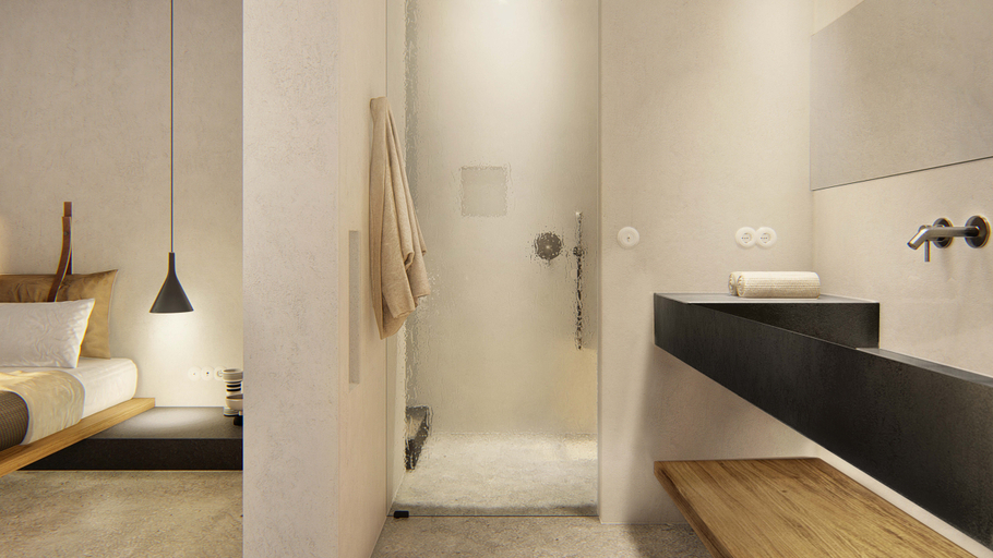 Bathroom, Orama Hotel & SPA, South Aegean
