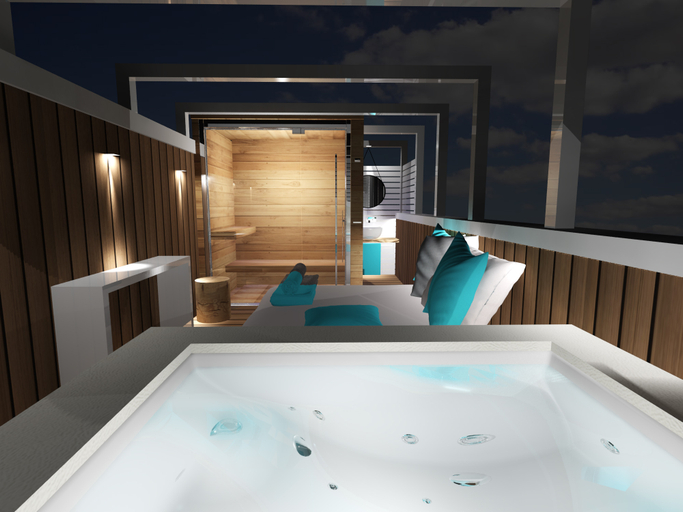 Bathroom 4, Luxmari Hotel and Spa, Trapani