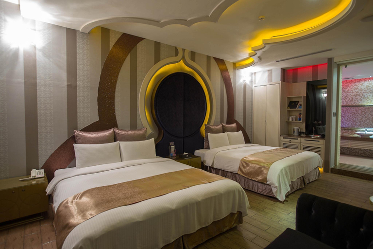 Bedroom 2, One Plus One Hotel, Taoyuan