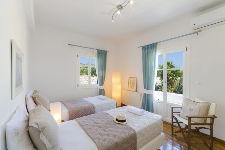 Bedroom 3, Villa Vesper Paros, South Aegean