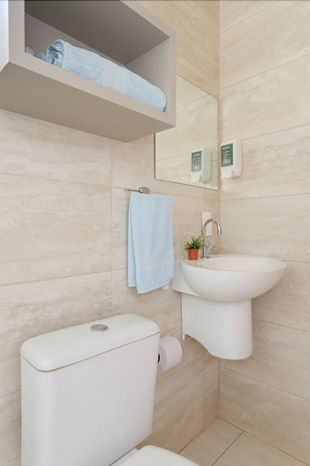 Bathroom 4, Loft Origin Guarda Beach With Balcony & AC, Palhoça