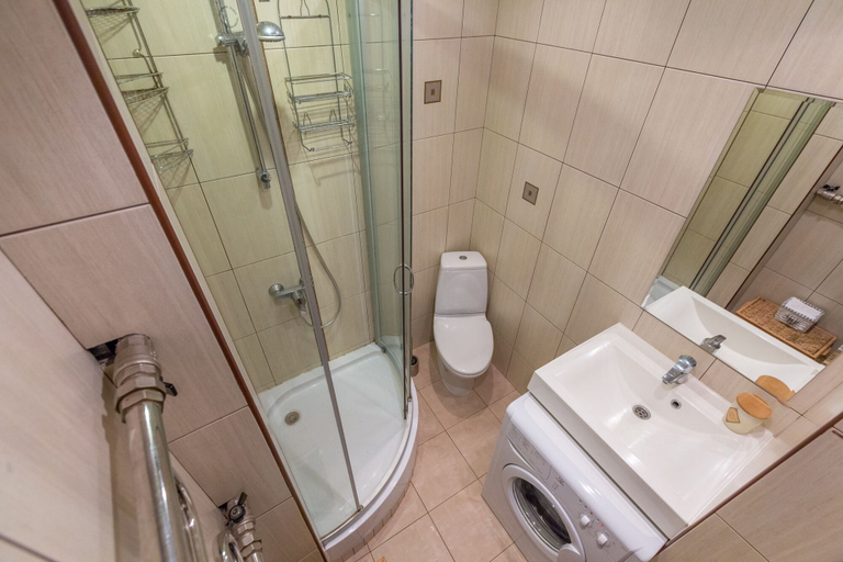 Bathroom 5, AG Apartment on Mashinostroenya 9, 135, Central