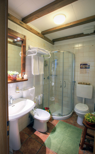 Bathroom 3, La Roche Hotel Appartments, Aosta