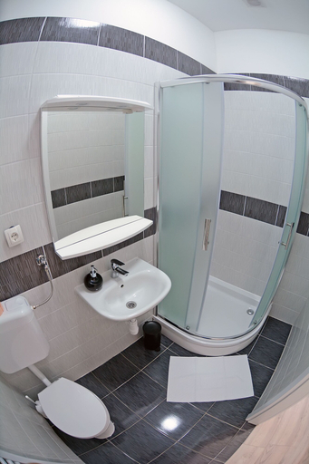 Bathroom 4, Virtus Apartments and Rooms, Zagreb