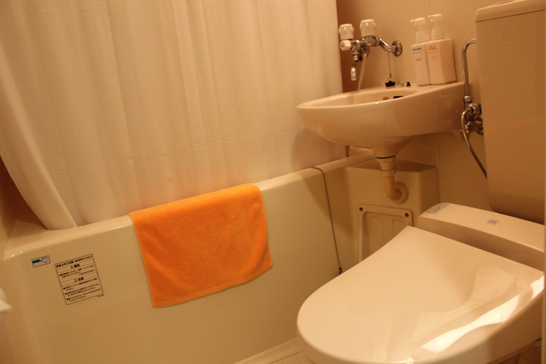 Bathroom 3, Business Hotel Miduho, Tokushima