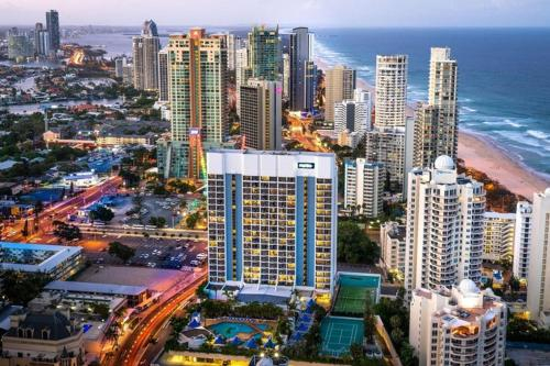 studio with ocean view in Mantra Hotel at Surfers Paradise L9, Gold Coast