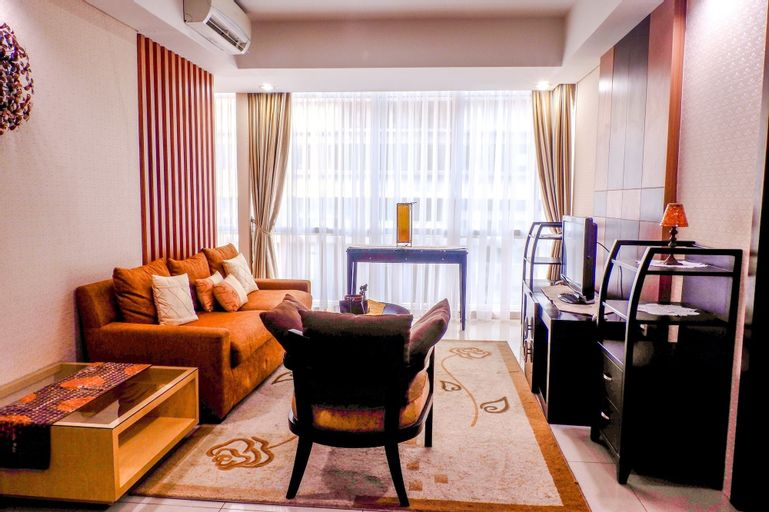 2BR Cozy Pool View Kemang Village Residence Apartment with Direct Access to Mall By Travelio, South Jakarta
