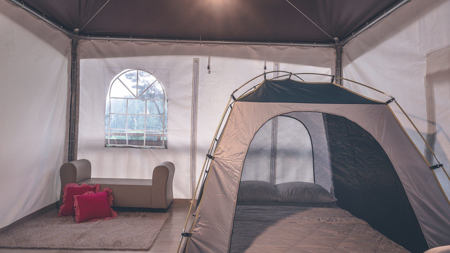 Bedroom 2, Couplestar in Forest Glamping, Hoengseong
