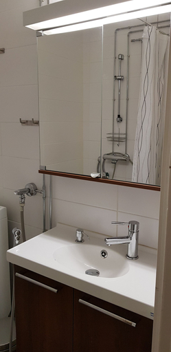 Bathroom 4, Cosy studio in front of a small church, Southern Savonia