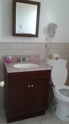Bathroom, Motel Plaza, Erie