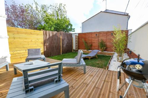Cognac Centre - 3 chambres - Terrasse & jardin, Charente