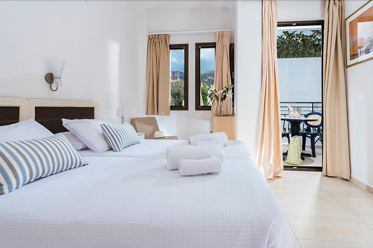 Bedroom 3, Paradise Hotel-Apartments, Crete