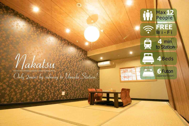 [010]JPN villa for 12/near Namba/Umeda living area, Osaka