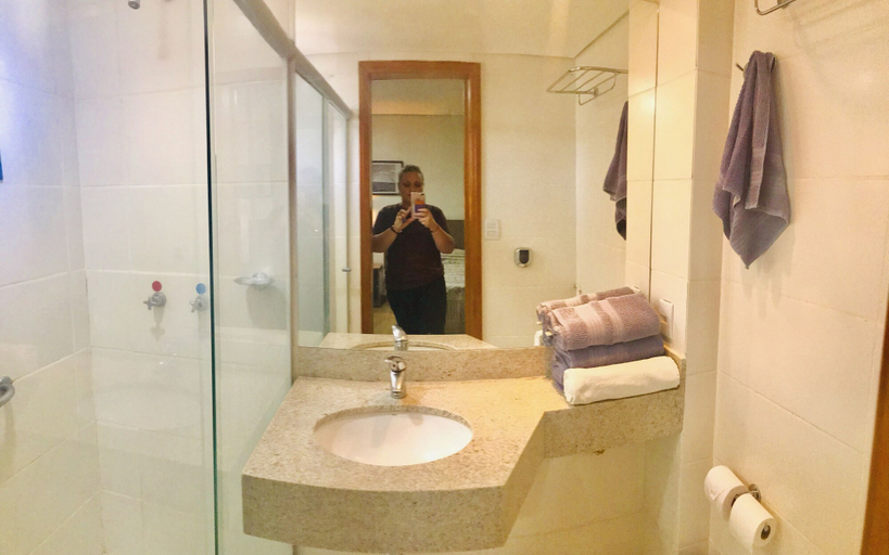 Bathroom 5, Coruja Imob - Flat Crystal Place, Goiania