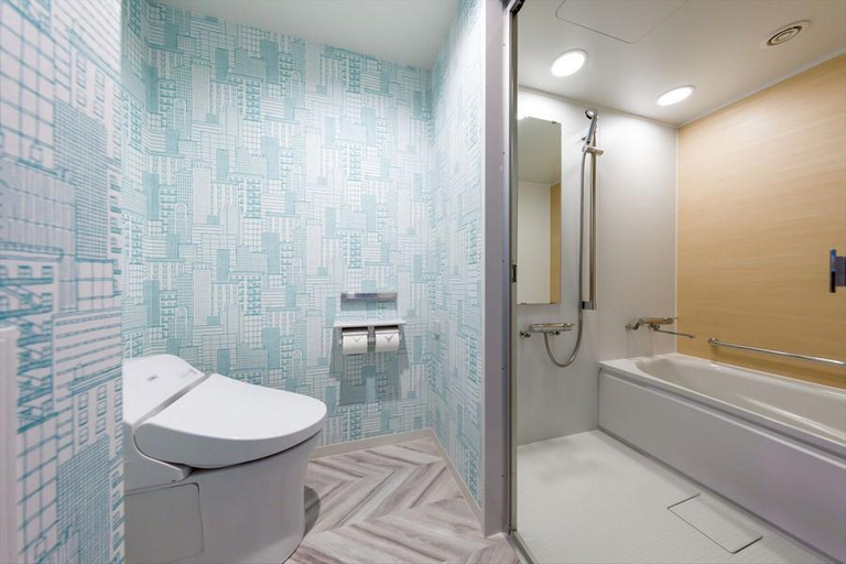 Bathroom, DEL style Nagoya Nayabashi by Daiwa Roynet Hotel, Nagoya