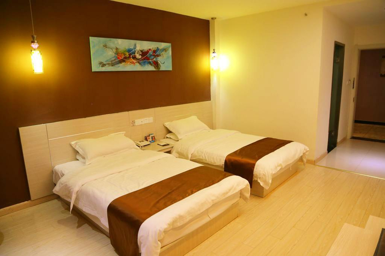 Bedroom, Thank Inn Hotel Shandong Qingdao Pingdu Renmin Road, Qingdao