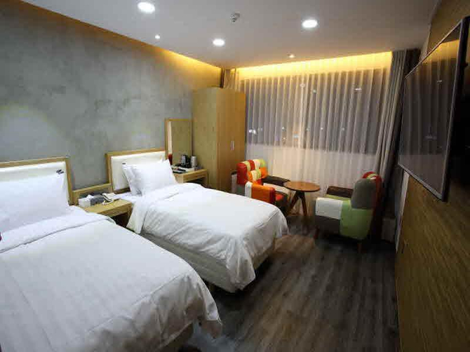 Bedroom 2, Incheon (Wolmi island) Hotel Diamond, Jung