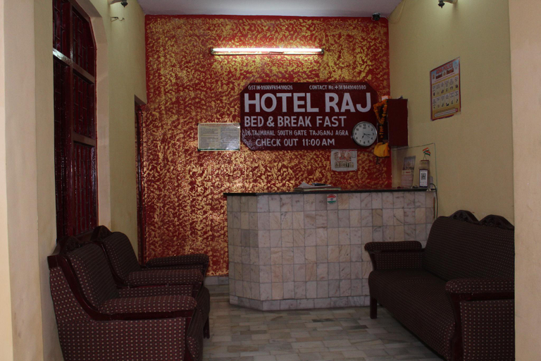 Public Area 3, Hotel Raj Bed & Breakfast, Agra