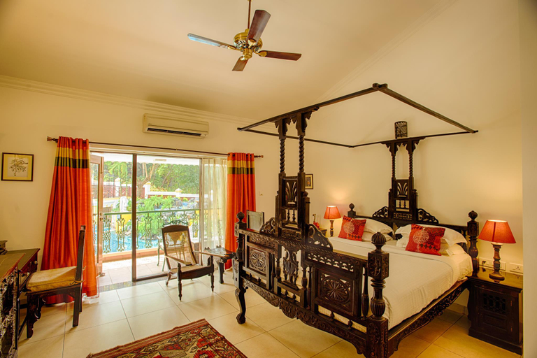 Bedroom, Shanti Morada Boutique Hotels, North Goa