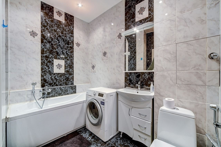Bathroom 2, AG Apartment Moskovsky 193, Sankt-Peterburg gorsovet